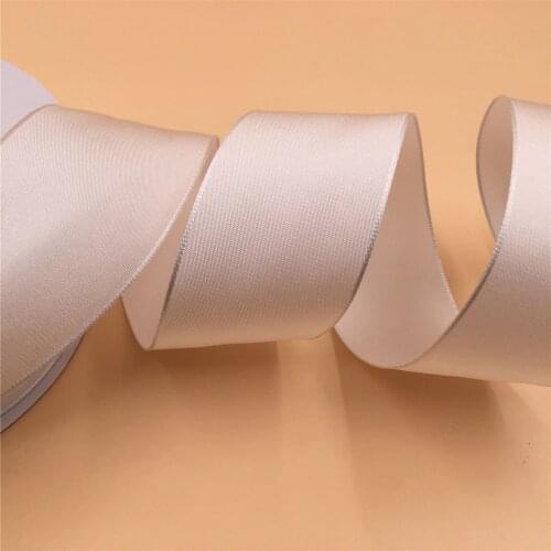 N1096 38mm X 25yards White Taffeta Wired Edge Ribbon. Gift Bow,Wedding,Cake Wrap,Tree Decoration,Wreath