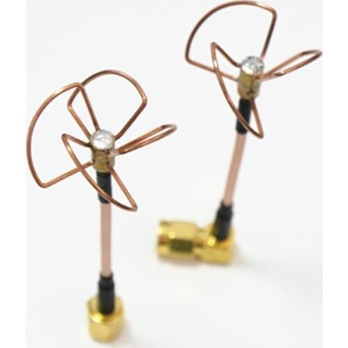 5.8 GHz FPV Straight Shape L Type Inner Needle / inner Hole Cloverleaf 5.8Ghz Antennas Set For RC Helicopter High Quality