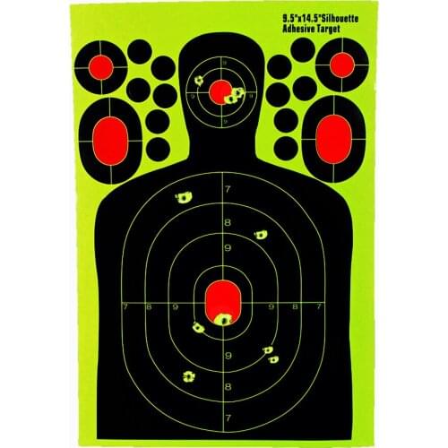 5pcs Splatter Flower Colorful Training Targets Stickers ShootingSilhoustte Adhesive Target Aim For Hunting