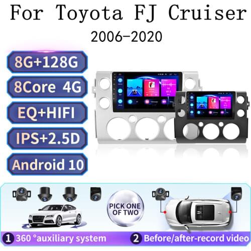 2din 8 core Android 9.1 Car Radio video multimedia player For Toyota FJ Cruiser 2007 2008-2013 2 DIN car radio gps navigation BT