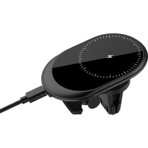 15W Qi Fast Magnetic Car Wireless Charger for IPhone 12 / 12 Pro Max Wireless Charging Car Phone Holder Built In Strong Magnet