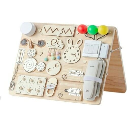 New Busy Board Material Diy Accessories Montessori Teaching Aids Busyboards Baby Early Education Toys Toddler Learning Skill Toy