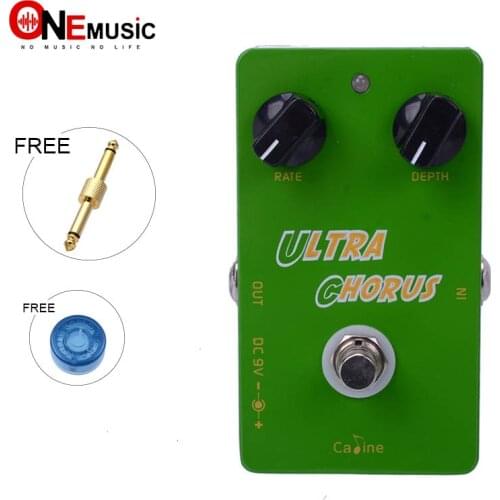 Caline Guitar Effect Pedal Ultra Chorus CP-28 BBD Chip True Bypass Design+Free Connector
