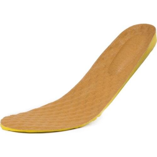 CQB.SHE Pu Shoe Insole Tpe Breathable Insole Arch Support Gel Men Comfort Insole