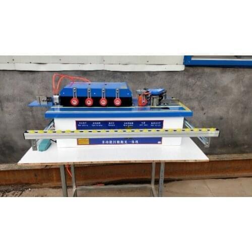 Woodworking edge banding machine can be used for straight line, curve + polishing + edge trimming machine