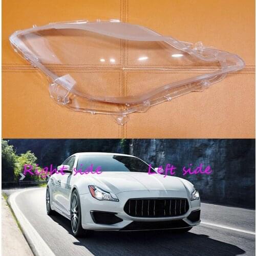 For Maserati Quattroporte 2013 2014 2015 2016 2017 Car Headlight cover Headlamp Lens Auto Shell Cover