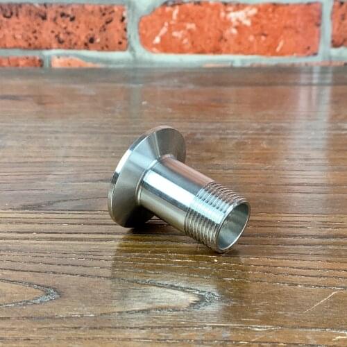 DN15-DN32 Sanitary Male Threaded Ferrule Pipe Fitting 1.5" Tri Clamp Type Stainless Steel SS304