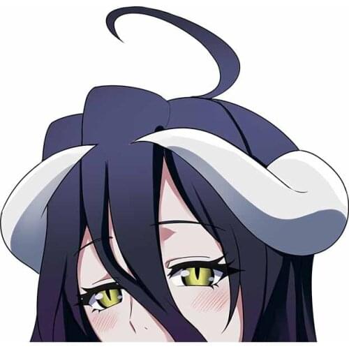 Fuzhen Boutique Decals Exterior Accessories Albedo Peeker Overlord Car Decals Personality Stickers Suitable for GTR EVO SX