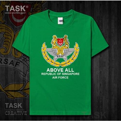 Air Force Singapore Singaporean SGP SG country t shirt new Tops Short sleeve clothes sweatshirt summer Army Tactical Military 01