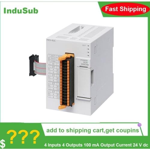 FX5-4LC Analog Input Module 4 Inputs 4 Outputs 100 mA Output Current 24 V dc