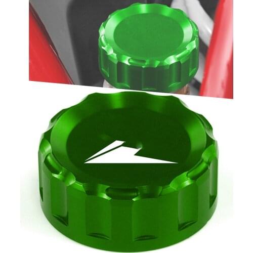 Master Cylinder Tank Oil Cup Cover For KAWASAKI ZX 6/6R/6RR/7R/7RR/750/7S/9R/10R/11/14 ZZR600 ER-6F ER6N Z750 Z750S ZR750
