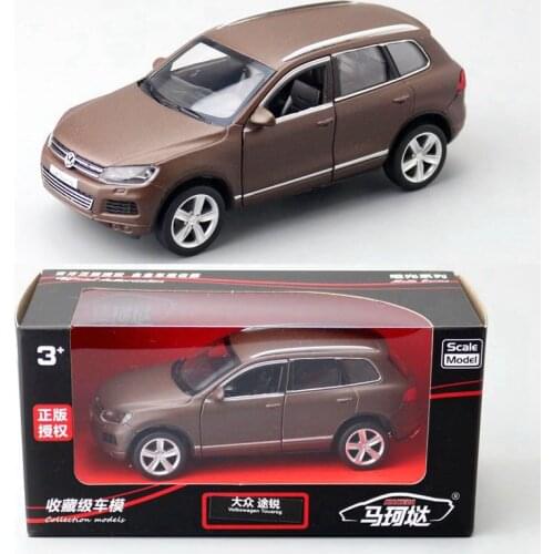 RMZ City/1:36 Scale Diecast Model/Volkswagen Touareg SUV/Educational Collection/Pull Back/Doors Openable/Mattle Toy Car/Gift/Box