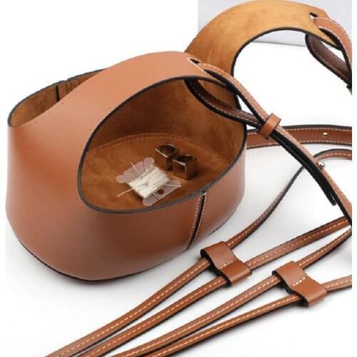 DIY Leather Knitting Crochet Bag Bottom Base for Shoulder Buckle Bag Making Set