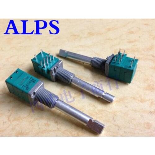 [VK] ALPS 09 precision potentiometer has a rotating switch 50KX2 shaft long 35MM