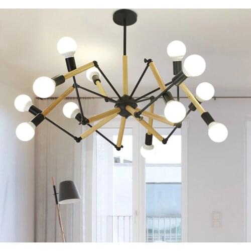 Industrial Loft Decor sputnik chandelier Coffee Shop Bar Restaurant spider chandelier indoor hourse spider lustre lamp fixtures