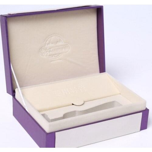 Custom design printing folded kids toy packaging box with handle,box for packaging napkin rings with foam insert ---DH10507