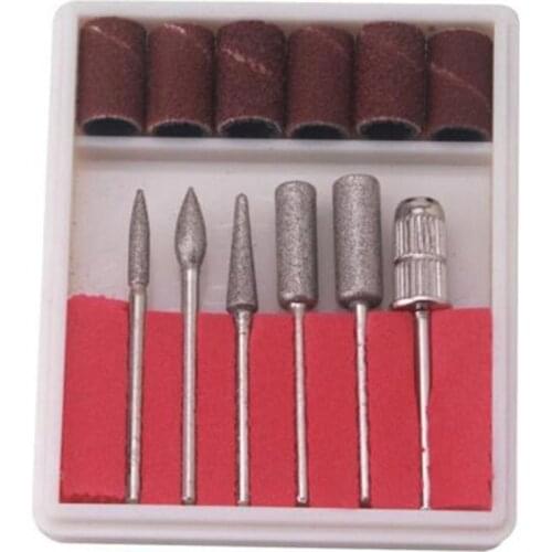 Hot Sale 6 Types Steel Nail Drill Bit For Electric Manicure Machine Accessories Grinding Cutter Burr Nail Art Tools 1Set