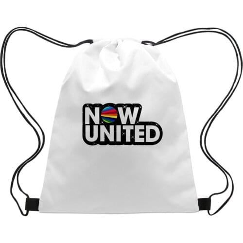 Now United merch 3D Merch Fashion Style Student Shoulder Storage Bag Drawstring Travel Beach Backpack Toys Shoes