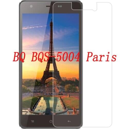 Smartphone Tempered Glass for BQ BQS-5004 Paris 5004 9H Explosion-proof Protective Film Screen Protector cover phone