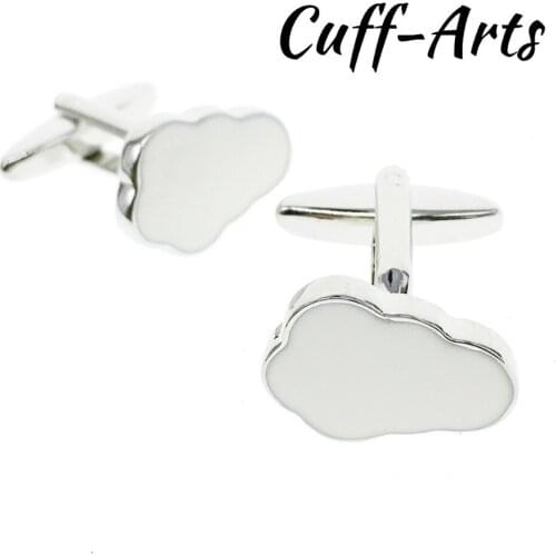 Cuffarts Men Cloud Cufflinks 2018 High Quality Men Cufflinks Jewelry Gift Party Trendy Elegant Cloud Cufflinks C10001