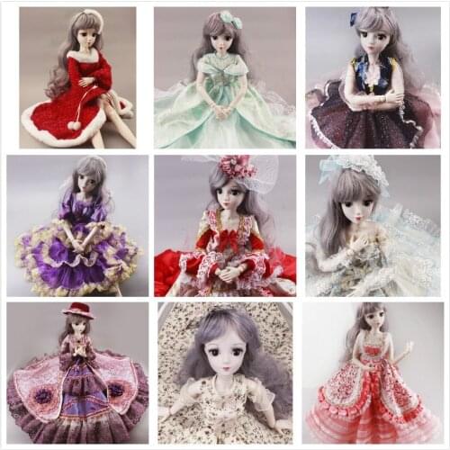 1/3 Doll 60cm doll includes the body head eye clothes and shoes 201910