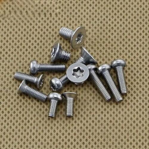 100PCS Stainless Steel M2 Torx T&TX Socket Countersunk Head Screw Bolt Top Sale