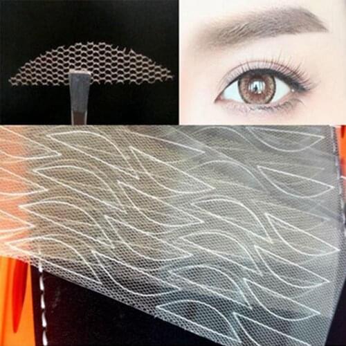 120Pcs Gauze Mesh-Lace Invisible Double-fold Eyelid Sticker Transparent Invisible Self-adhesive Eyelid Tape Sticker 3 Style