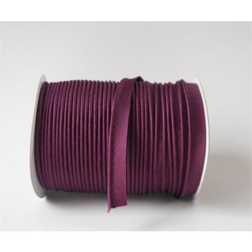 12mmX72Yards One Roll Satin Bias Cord Handmade For DIY Garment Sewing And Trimming Cord high quality and 100% cotton rope