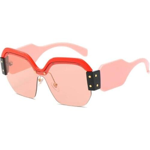 2021 Design Fashion Sunglasses Women Trendy Big Frame PC Plastic Sun Glasses For Men