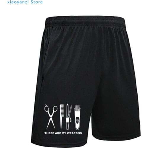 2021 Barber men women sports running Shorts pants Hairdresser Weapon unisex short pants scissors Clothing Tops OT-818
