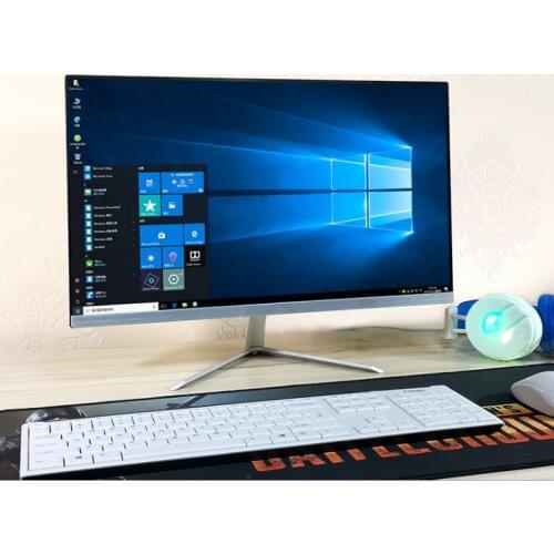 24 or 27 inch CPU i5/ i7 RAM 4/8/16GB 128GB 256GB 1TB SSD OS win7 desktop computer pc