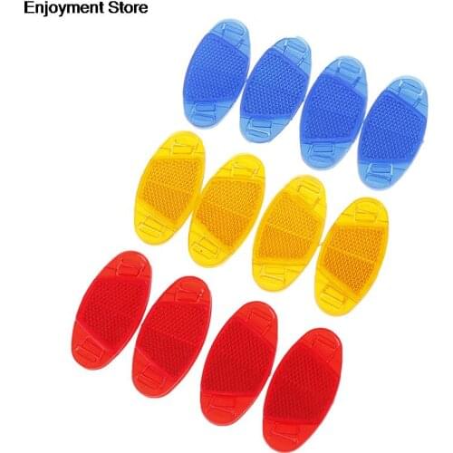 4Pcs/set Bicycle Mountain Bike Spoke Reflector Safety Warning Light Wheel Rim Reflective Mount