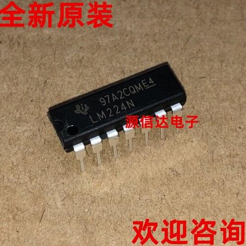 New imported LM224N LM224 package DIP14 four channel universal amplifier chip in stock