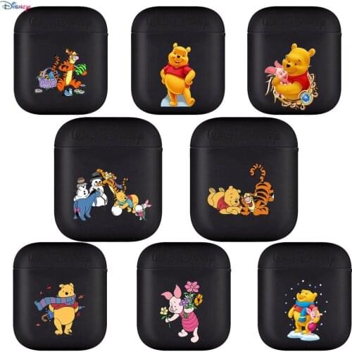 Disney Winnie the Pooh Genuine Soft Silicone Cases For Apple Airpods 1/2 Protective Bluetooth Wireless Earphone Cover For Apple