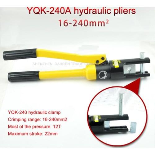Hydraulic crimping tool 16-240mm Crimping range YQK-2401pcs