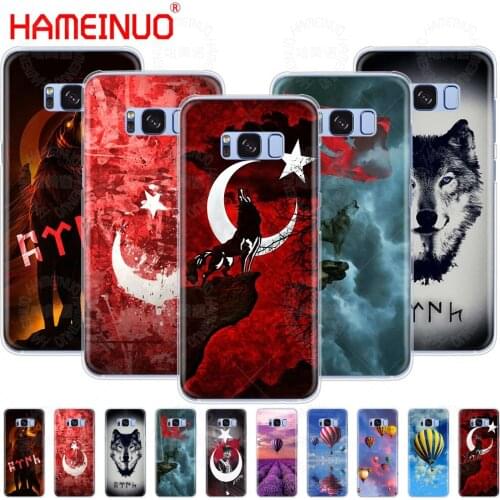 HAMEINUO Turkey Flag Wolf hot air balloon cell phone case cover for Samsung Galaxy S9 S7 edge PLUS S8 S6 S5 S4 S3 MINI