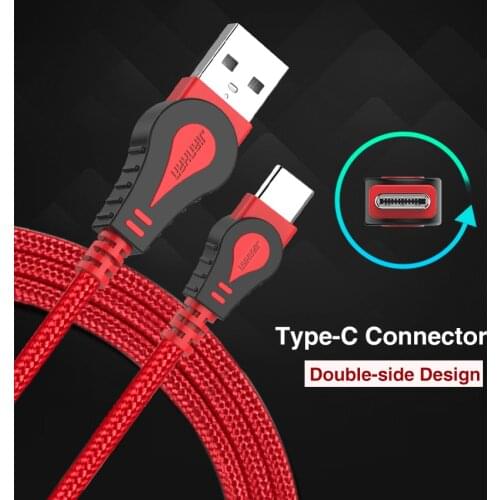 JianHan USB Type C Cable 4pack 0.5M/1M/1.5M/2M USB 2.0 USB C USB 3.1 Fast Charging Data cord Cable for mobile phone notebook