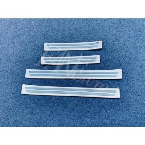 Stainless Steel Door Sill Scuff Plate Guard Sills Protector Trim For Mazda 3 Mazda3 Axela 2020