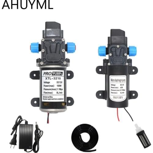45W 100W Automatic Watering Device Irrigation Set Booster Pump Garden Watering 12V Electric Pneumatic Pump Pump Micropump System