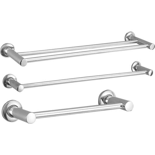 Anti-rust Stainless Stainless Steel Rotating Towel Rack Bath Rail Hanger Towel Holder 4 Swivel Bars Bathroom Wall Mounted