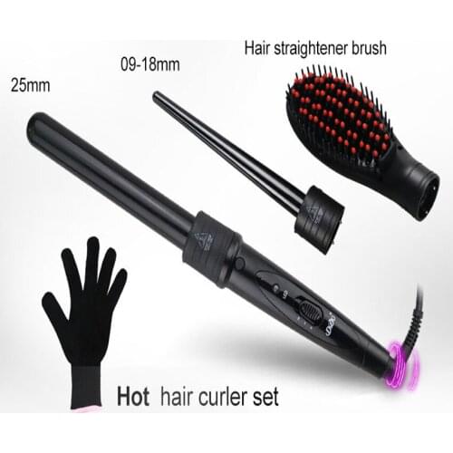 New explosions straight volume dual-use hair curler tube curlers head hair curlers Free Shipping