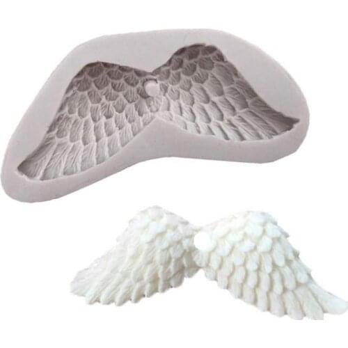 Angel Wings Silicone Cake Mold Fondant Cake Decorating Tools Chocolate Gumpaste Mold Kitchen Accessories