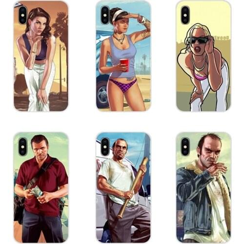 Silicone Phone Skin Case San Andreas GTA Grand Theft Auto 5 For Xiaomi Redmi Note 3 4 5 6 7 8 Pro Mi Max Mix 2 3 2S Pocophone F1