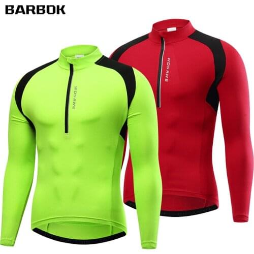WOSAWE Pro Team Cycling Jersey Breathable MTB Maillot Bike Shirt Downhill Jersey Men Mountain Bicycle Clothing Breathable