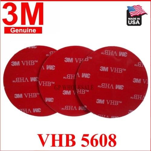 1000Pcs/lot 58mm Round 3M VHB 5608 Double Sided Adhesive Acrylic Foam Tape Mounting Tape Gray Diameter 58mm Disc Circle