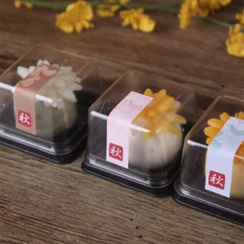 2017 Direct Selling Eco-friendly Soap Mold Hot Sale 50pcs Pvc Clear Cake Container / Cupcake Muffin Box Plastic Wedding Shower