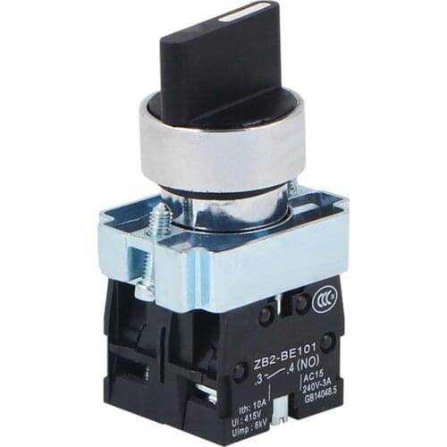 3 Position 2 Normal Open Maintained Select Selector Switch Replacement Fits XB2BD33C