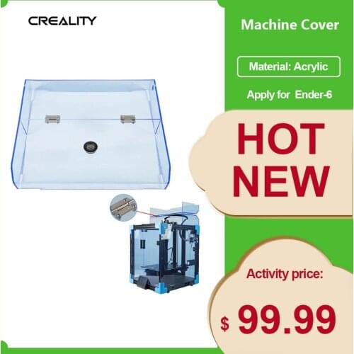 Original Creality 3D Ender-6 3D Printer Machine Top Cover with Auto Temperature Humidity Measurement Screen Display