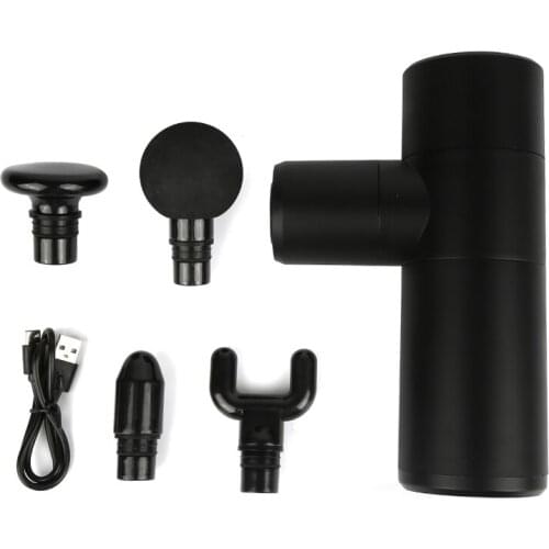 4 Gear Mini Massage Gun Smart Electric Body Legs Neck Massager Basketball Fitness Movement Relax The Body Muscle Massage Device