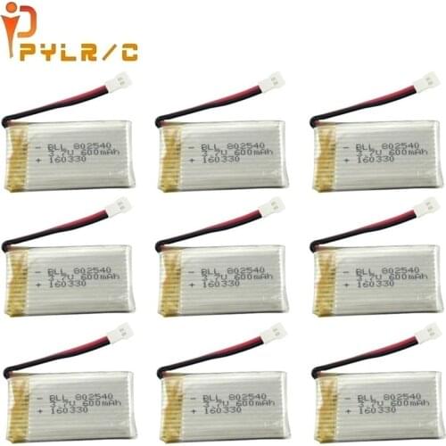 3.7V 600mAh Lipo Battery For X5C X5SW X5SC X55 RC Quadcopter Helicopter Spare Parts for 3.7v Drone Battery